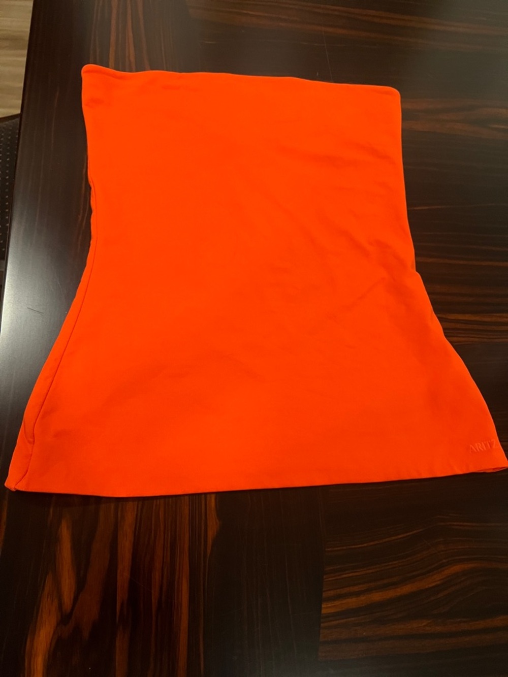Aritzia Contour Strapless Tube Top in Vibrant Orange